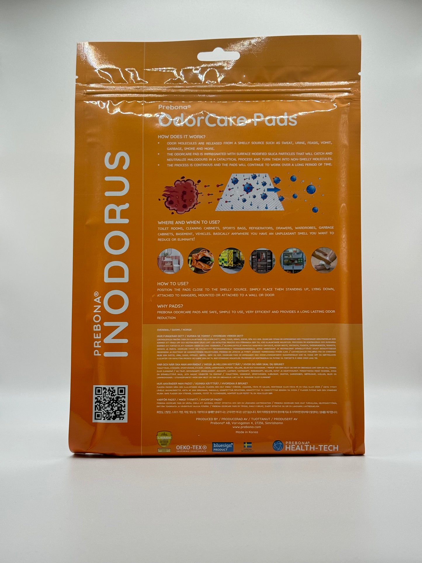 Prebona Inodorus OdorCare Pads